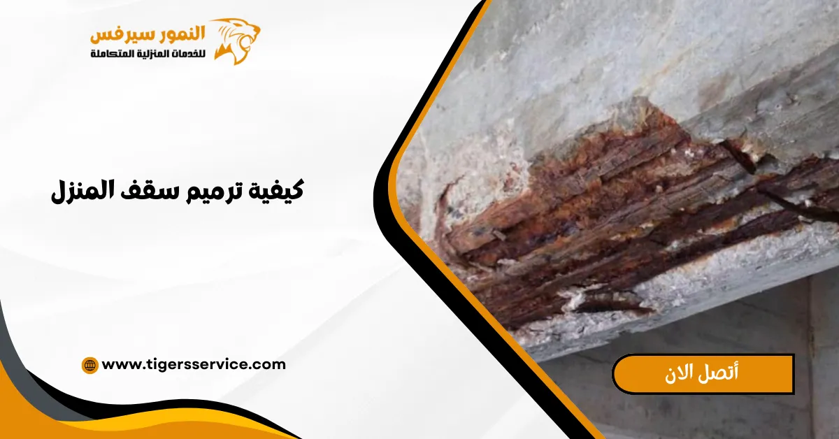 Read more about the article كيفية ترميم سقف المنزل